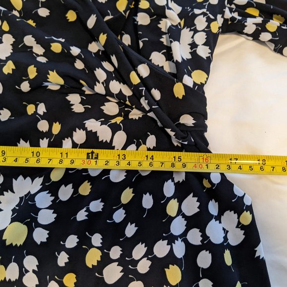 Precis Faux Wrap Dress with Lining size 14 - Picture 10 of 12